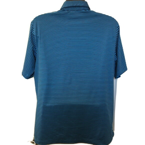 Walter Hagen Set of 2 Men's Golf Polo Shirts Red Blue Striped 11 Majors Medium - Picture 6 of 14